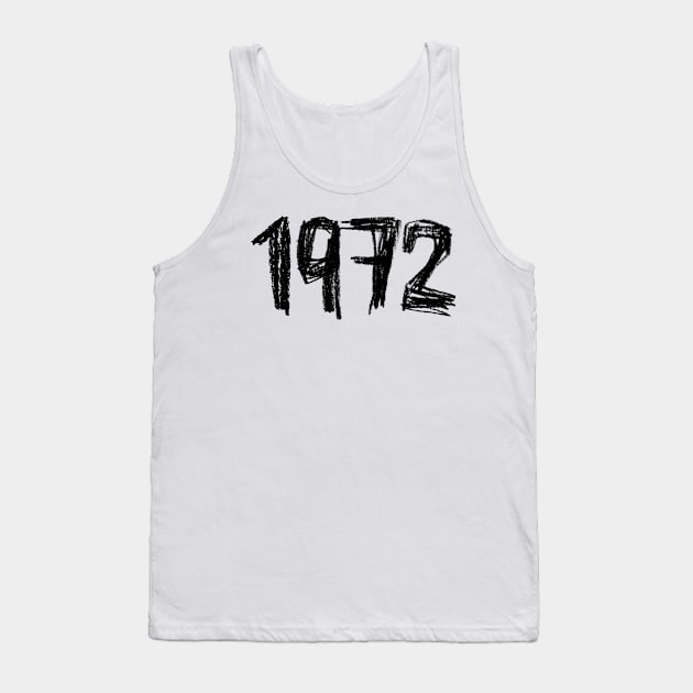 Year 1972, Born in 1972 Tank Top by badlydrawnbabe